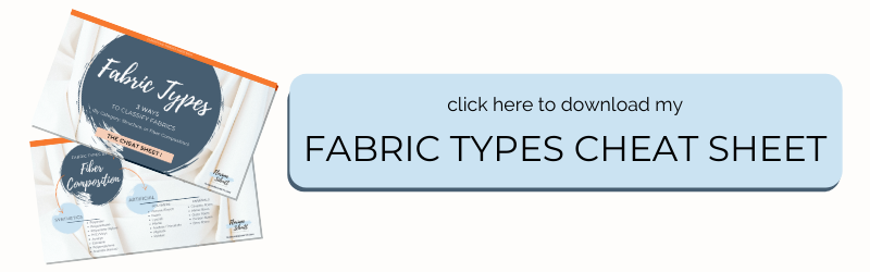 Fabric Type Cheat Sheet