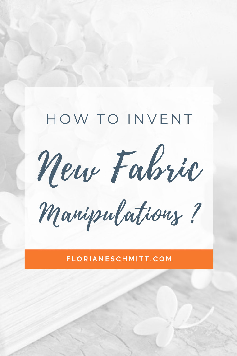 How to Invent new fabric manipulations